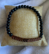 Load image into Gallery viewer, Men’s Hematite & Onyx Energy Bracelet