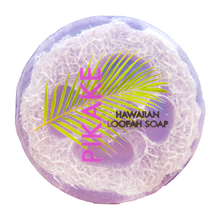 Load image into Gallery viewer, Pikake Sea Salt & Kukui Exfoliating Loofah Soap 4.75oz