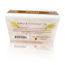 Load image into Gallery viewer, Coconut Bar Soap with Kukui & Coconut Oil 6oz