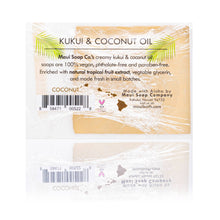 Load image into Gallery viewer, Coconut Bar Soap with Kukui & Coconut Oil 6oz
