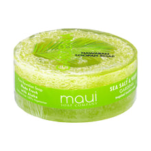 Load image into Gallery viewer, Gardenia Sea Salt & Kukui Exfoliating Loofah Soap 4.75oz