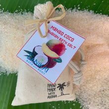 Load image into Gallery viewer, Hawaiian Bath Salts in Cotton Tote 4 oz
