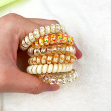 Load image into Gallery viewer, 6PCS Gradient Color Phone Cord Hair Tie Women's Rubber Band