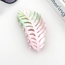 Load image into Gallery viewer, Candy Color Gradient Leaf Hair Clip