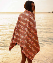 Load image into Gallery viewer, Beach Towel - Rainbow Pua Melia