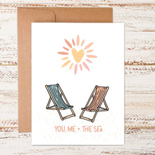 Load image into Gallery viewer, You, Me and The Sea Greeting Card