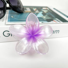 Load image into Gallery viewer, Plumeria Pearlescent Claw Hair Clips
