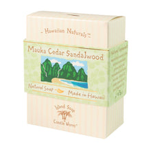 Load image into Gallery viewer, 4.4 oz. Mauka Cedar Sandalwood Hawaiian Naturals Soap