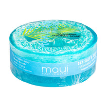 Load image into Gallery viewer, Hawaiian Waters Sea Salt & Kukui Loofah Soap 4.75oz