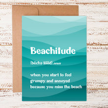 Load image into Gallery viewer, Beachitude | Greeting Card