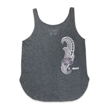 Load image into Gallery viewer, Tribal Hibiscus Ladies Tank Top