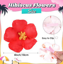 Load image into Gallery viewer, 4” Hibiscus Foam Hair Clip