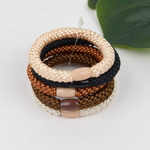 Load image into Gallery viewer, 5 Pcs Bold high elastic hair tie
