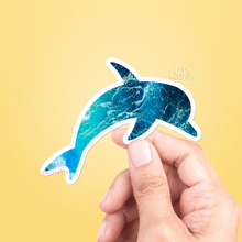 Load image into Gallery viewer, Dolphin Ocean Sticker Vinyl Decal