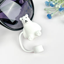 Load image into Gallery viewer, Polar Bear Straw Cover
