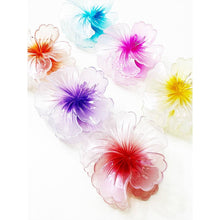 Load image into Gallery viewer, Glowy Hawaiian Flower Hair Claw
