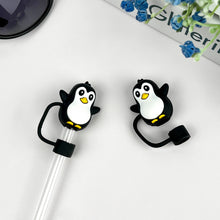 Load image into Gallery viewer, Penguin Straw Toppers
