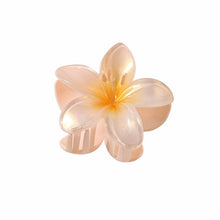Load image into Gallery viewer, Pearl Gradient Plumeria Claw Clip
