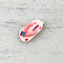 Load image into Gallery viewer, Cute Slipper Hair Clip, Adorable Hair Barrette
