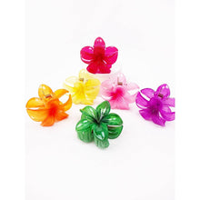 Load image into Gallery viewer, Vivid Hawaiian Plumeria Hair Claw Clip
