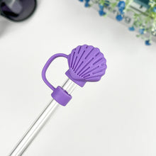 Load image into Gallery viewer, Shell Straw Toppers
