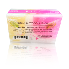 Load image into Gallery viewer, Plumeria Bar Soap with Kukui &amp; Coconut Oil 6oz
