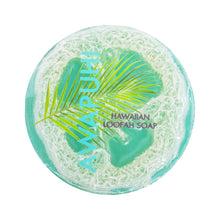 Load image into Gallery viewer, Awapuhi Sea Salt &amp; Kukui Exfoliating Loofah Soap 4.75oz
