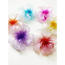 Load image into Gallery viewer, Glowy Hawaiian Flower Hair Claw
