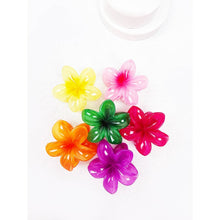 Load image into Gallery viewer, Vivid Hawaiian Plumeria Hair Claw Clip
