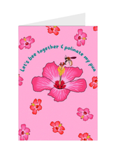 Load image into Gallery viewer, Pollinate My Pua Greeting Card
