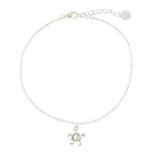 Load image into Gallery viewer, Crystal Heart Turtle Anklet
