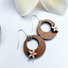 Load image into Gallery viewer, Small Rounds With Hand Painted Pua Earrings
