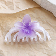 Load image into Gallery viewer, Plumeria Large Claw Clip
