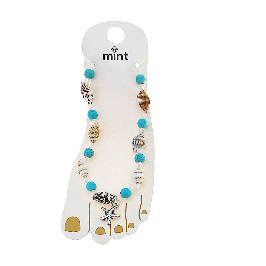Starfish Shell Anklet
