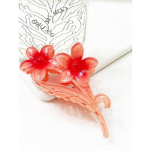 Load image into Gallery viewer, Colorful Plumeria Flowers Hair Claw
