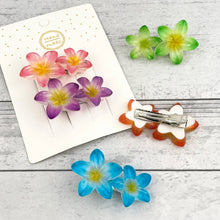 Load image into Gallery viewer, Plumeria Flower Hair Clip
