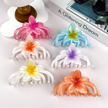 Load image into Gallery viewer, Plumeria Large Claw Clip
