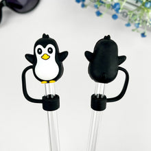 Load image into Gallery viewer, Penguin Straw Toppers

