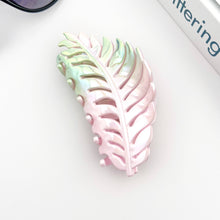 Load image into Gallery viewer, Candy Color Gradient Leaf Hair Clip
