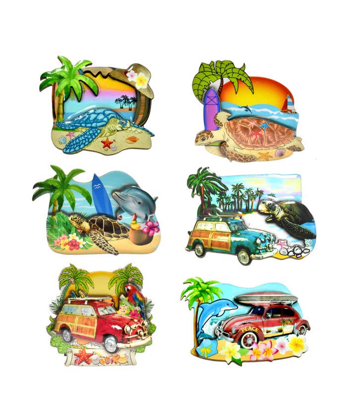 Ocean Life Fridge Magnet