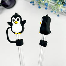 Load image into Gallery viewer, Penguin Straw Toppers

