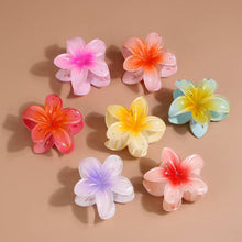 Load image into Gallery viewer, Plumeria Colorful Claw Clip
