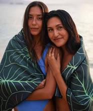 Load image into Gallery viewer, Beach Towel - Green Kalo
