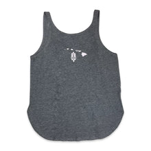 Load image into Gallery viewer, Tribal Hibiscus Ladies Tank Top
