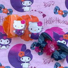 Load image into Gallery viewer, Hibiscus Travel Besties Collab x Jess made with Aloha Claw Clip
