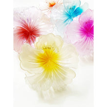 Load image into Gallery viewer, Glowy Hawaiian Flower Hair Claw
