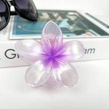 Load image into Gallery viewer, Plumeria Pearlescent Claw Hair Clips
