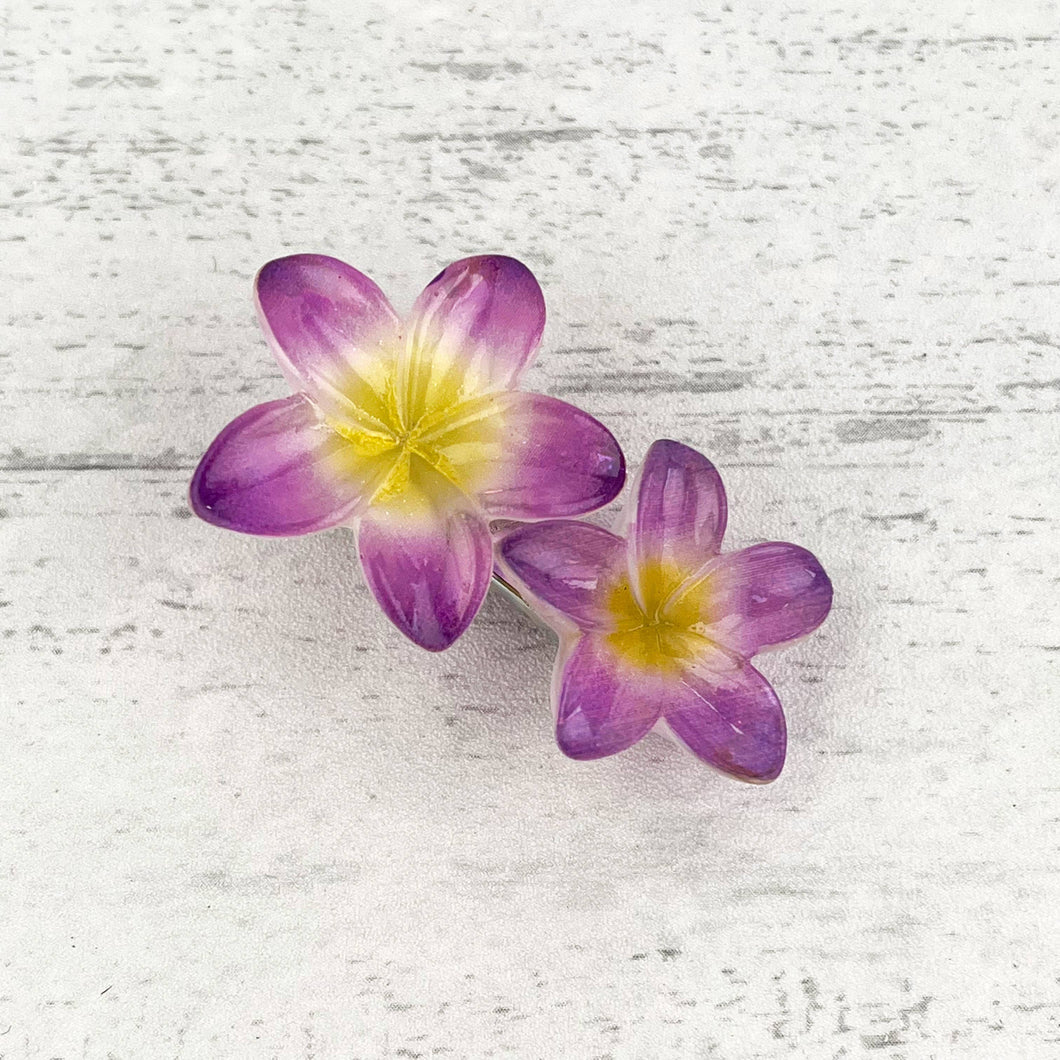 Plumeria Flower Hair Clip