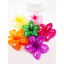 Load image into Gallery viewer, Vivid Hawaiian Plumeria Hair Claw Clip
