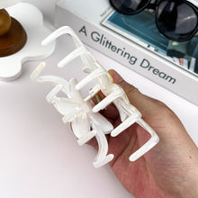 Load image into Gallery viewer, Plumeria Large Claw Clip
